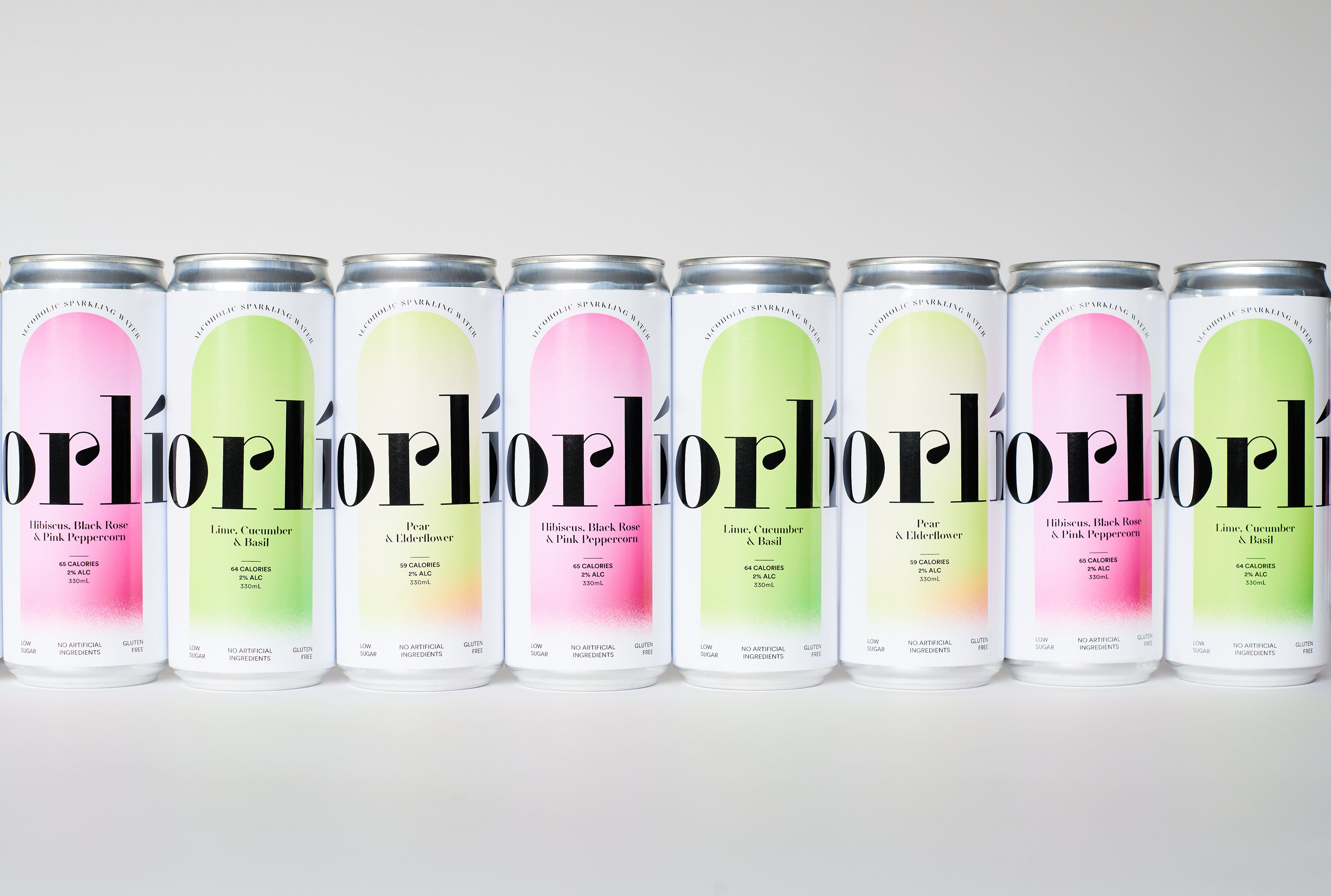 images of orlí alcoholic water flavours, reduced alcohol options