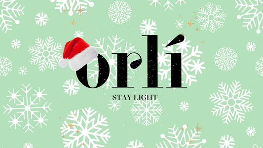 orli logo with christmas decorations